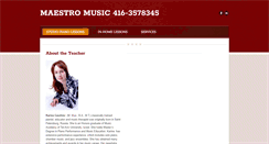 Desktop Screenshot of maestromusic.org