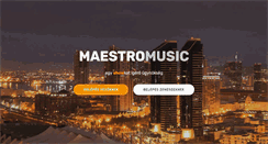 Desktop Screenshot of maestromusic.hu