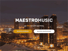 Tablet Screenshot of maestromusic.hu